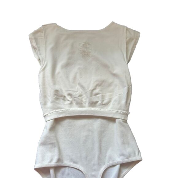 IRR Free People Intimately Ready Or Not Bodysuit size L/XL Ivory White F1 - Picture 6 of 8
